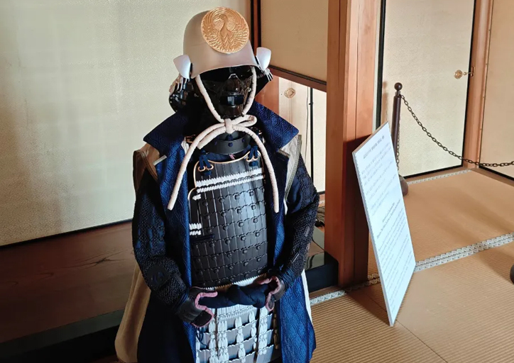 森忠政の甲冑(複製)の展示